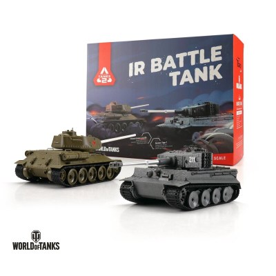 World of Tanks 130 RC op  Tiger I en T-34-85 IR infrarood gevechtsmodule 1